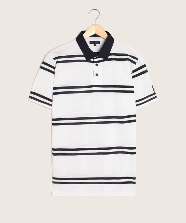 Polo Preteñida Con Aplique En Manga