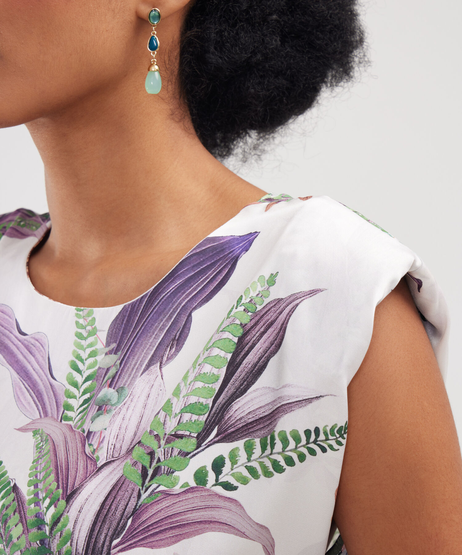 Blusa Estampada Manga Sisa