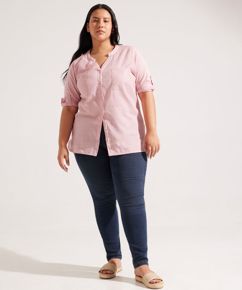 Blusa Manga ¾ con Cuello Neru