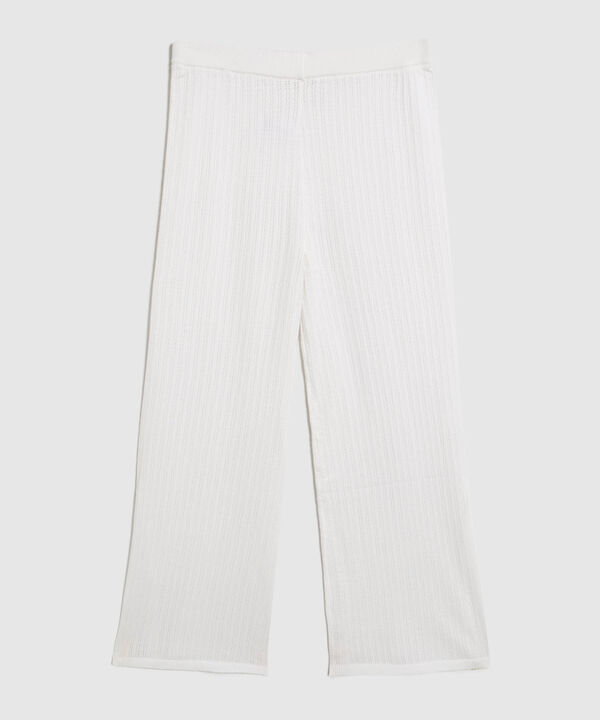 Pantal&oacute;n de Punto Acanalado para Mujer image number null