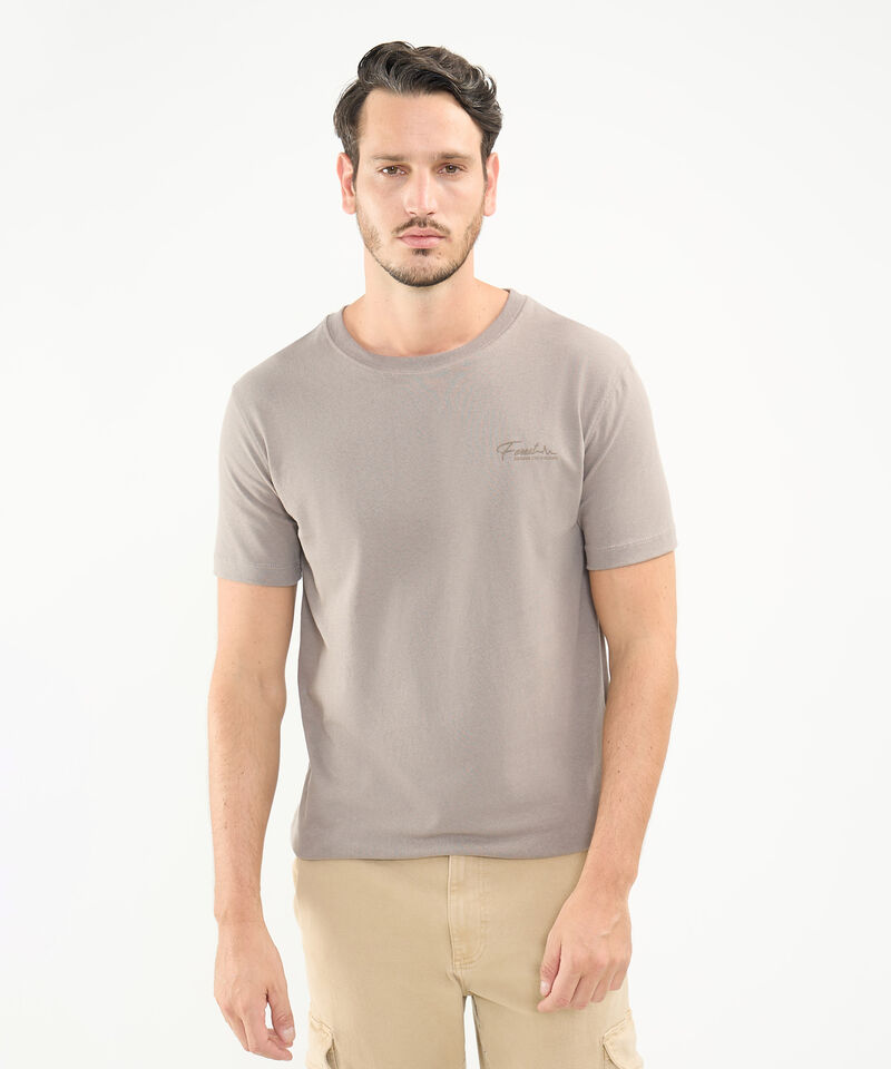 Camiseta Estampado en Relieve