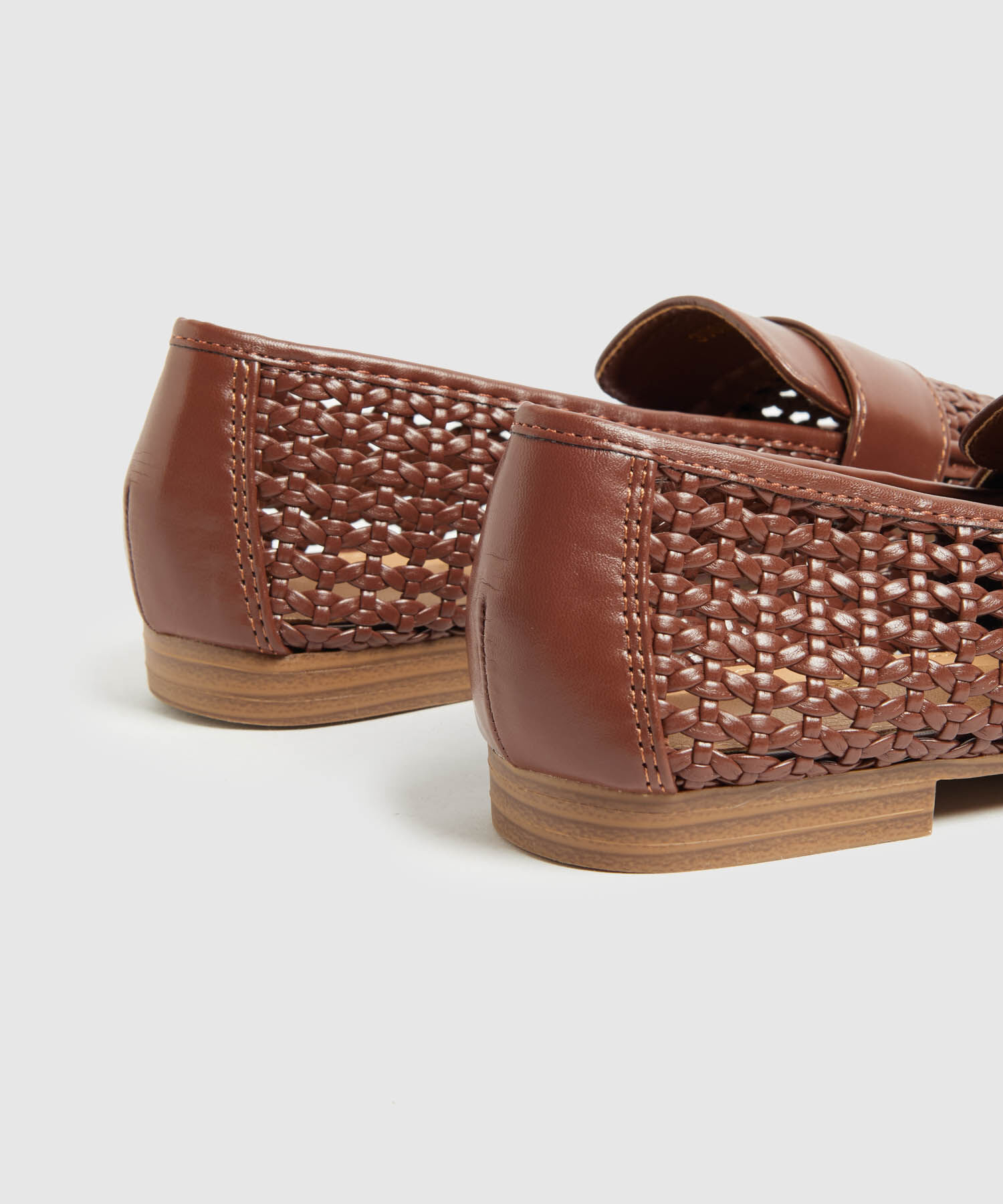 Mocasines Tejidos Texturizados Mujer