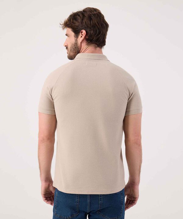 Polo Unicolor Con Cremallera 