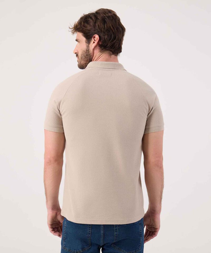 Polo Unicolor Con Cremallera 