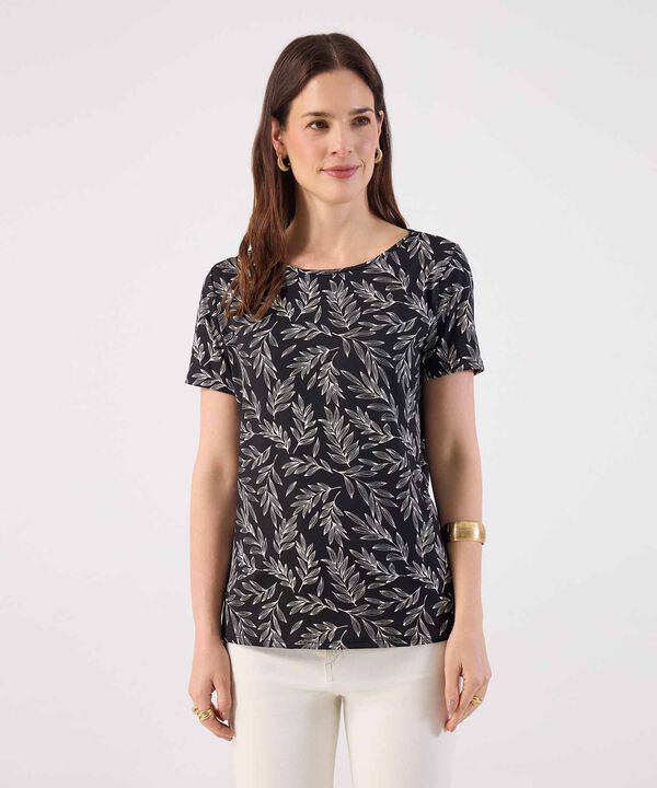 Camiseta manga corta estampada image number null