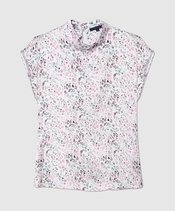 Blusa Manga Corta Estampada image number null