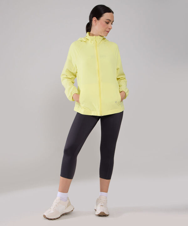 Chaqueta Deportiva Unicolor Manga Rangland, Cuello Alto Con Capota Desplegable Funcional, Bolsillos Y Elástico En Puños,  Team Player image number null