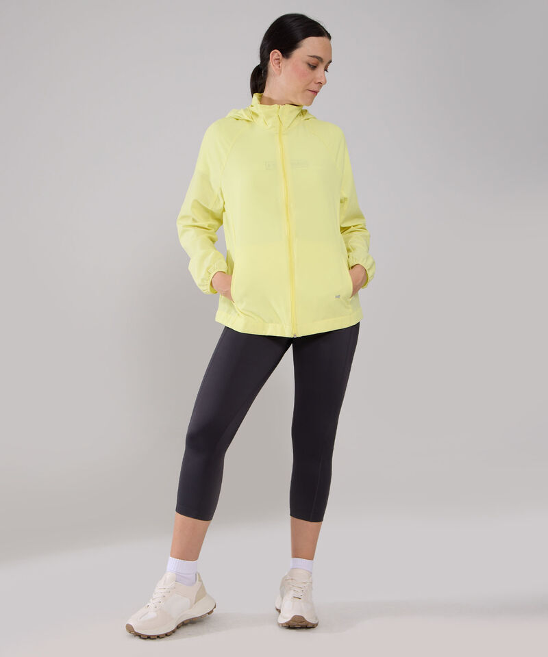 Chaqueta Deportiva Unicolor Manga Rangland, Cuello Alto Con Capota Desplegable Funcional, Bolsillos Y Elástico En Puños,  Team Player