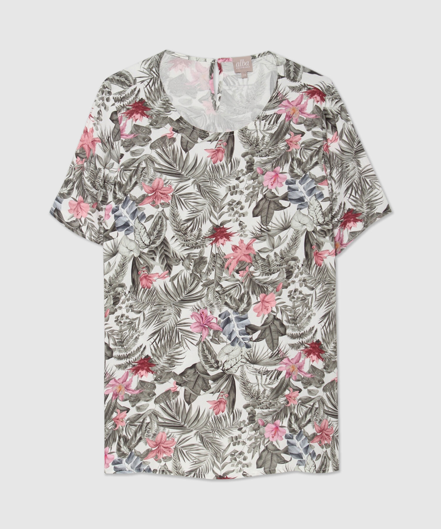 Blusa Manga Corta Estampada