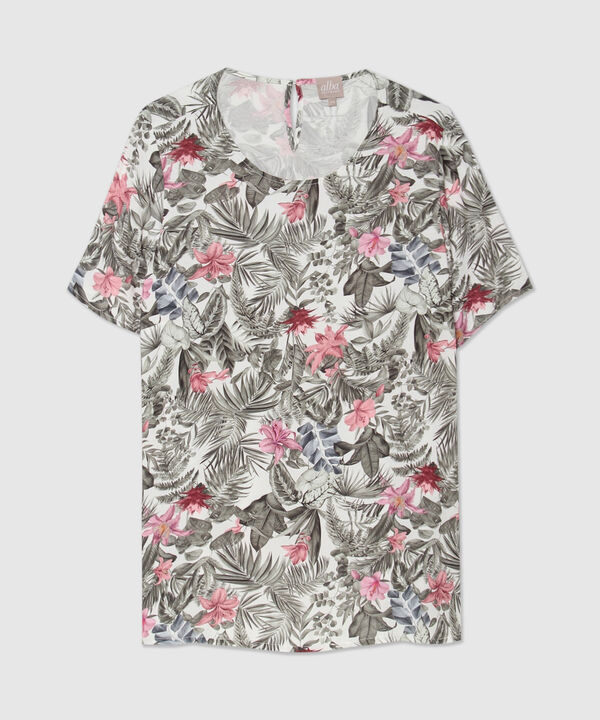 Blusa Manga Corta Estampada