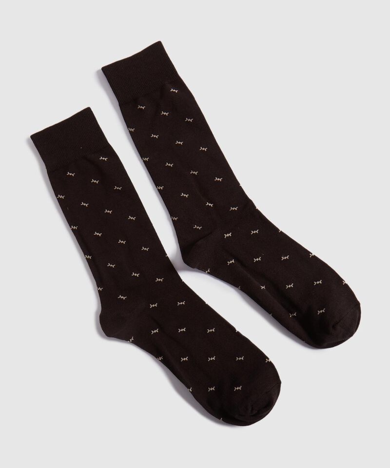 Medias Largas Estampado de Rombos