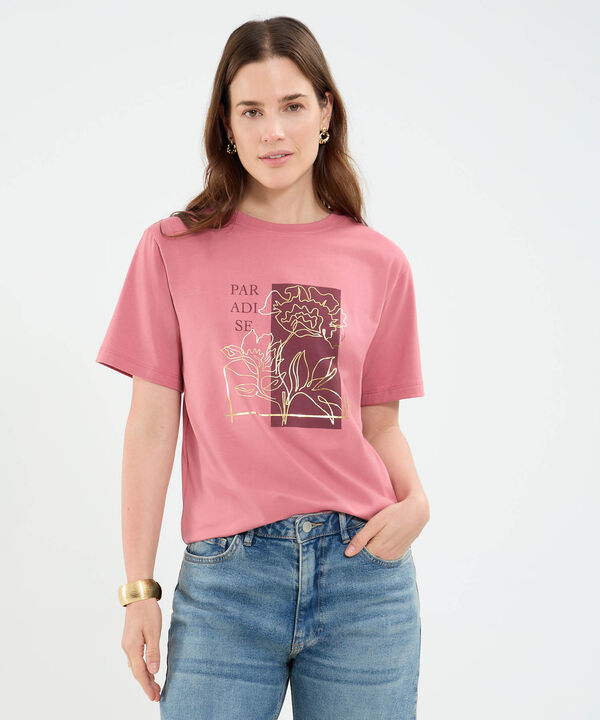 Camiseta manga corta para mujer image number null