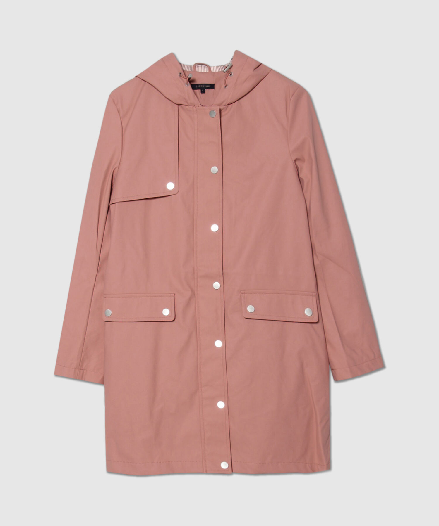 Parka con Bolsillos de Tapa