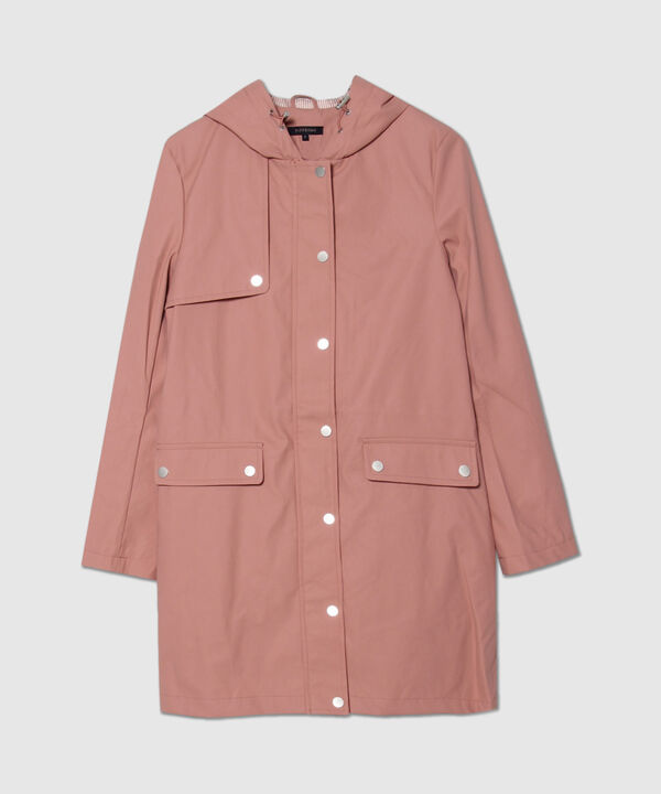 Parka con Bolsillos de Tapa