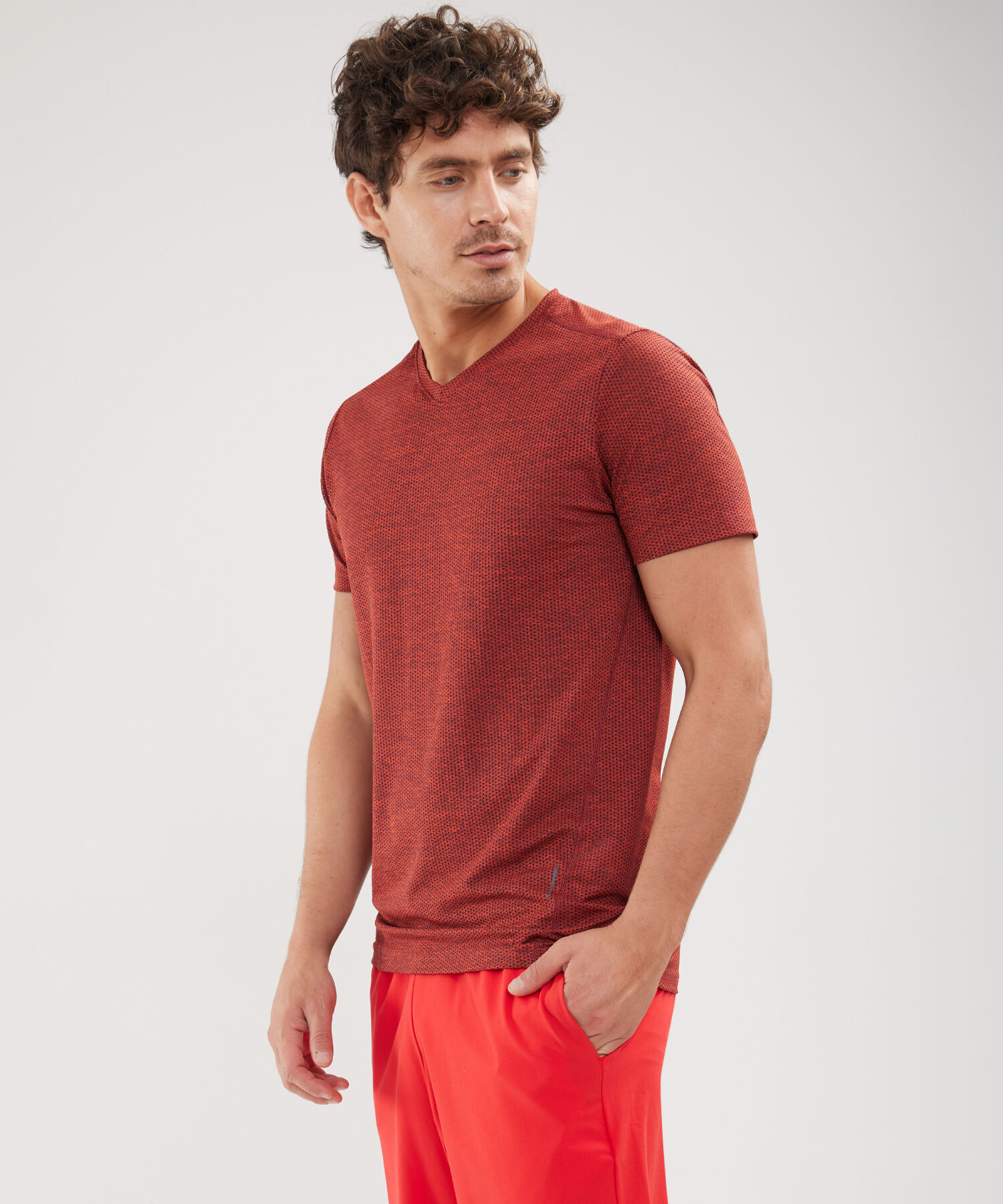 Bermudas Para Hombre De Diseño Deportivo Con Aberturas
