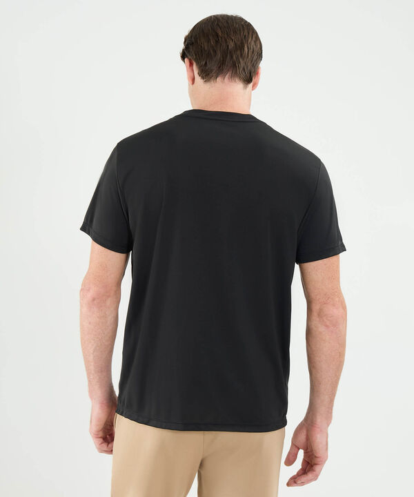 Camiseta Manga Corta Texturizada Con Cuello Redondo Para Hombre image number null