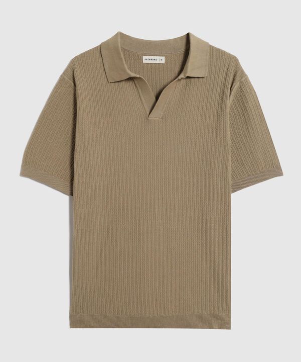 Polo Con Textura Unicolor  image number null