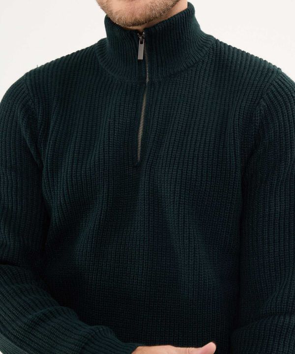 Saco Tejido Cuello Alto image number null