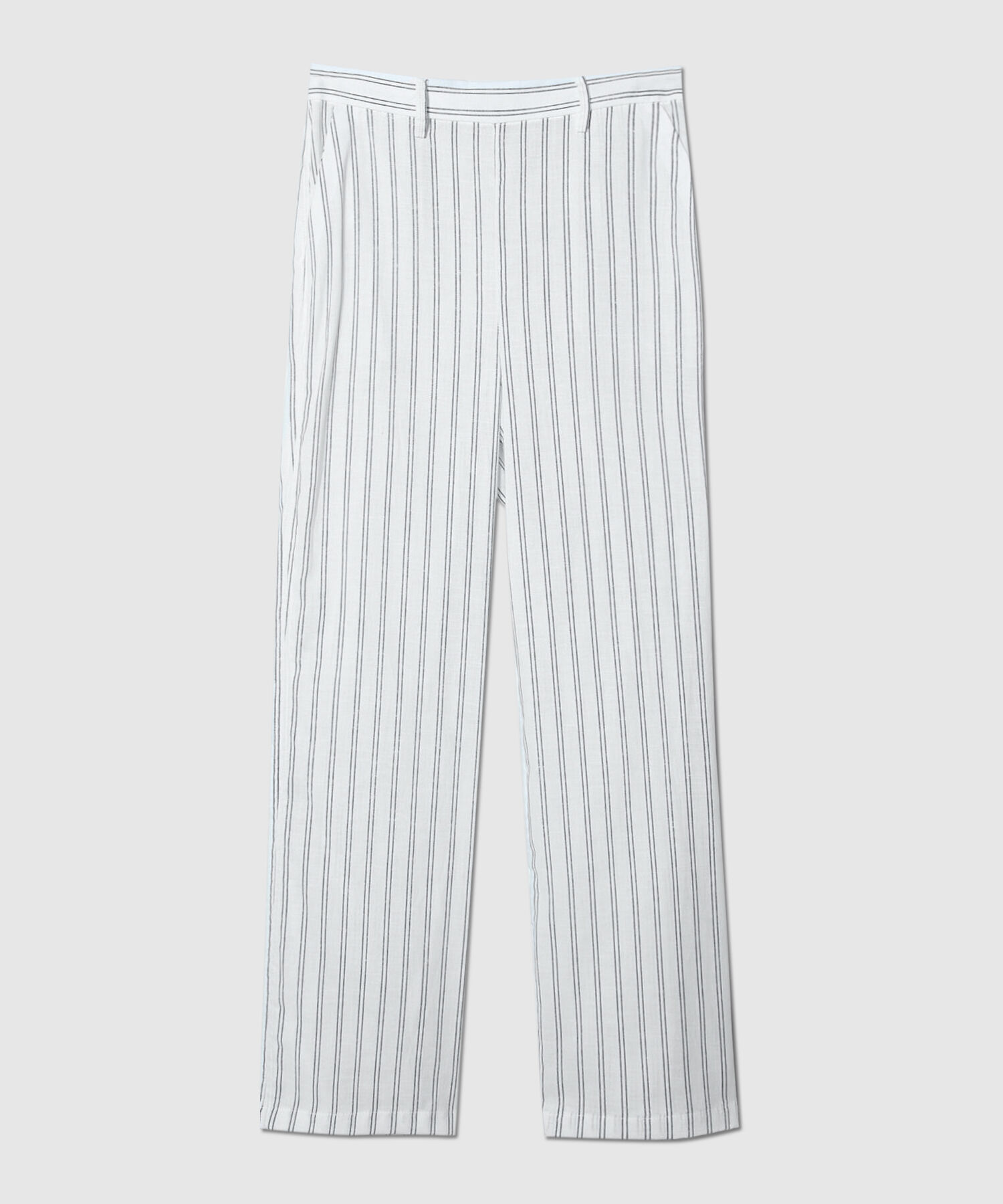 Pantalón Fluido A Rayas