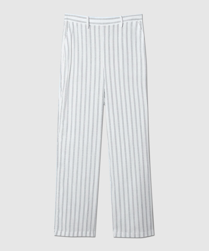 Pantalón Fluido A Rayas
