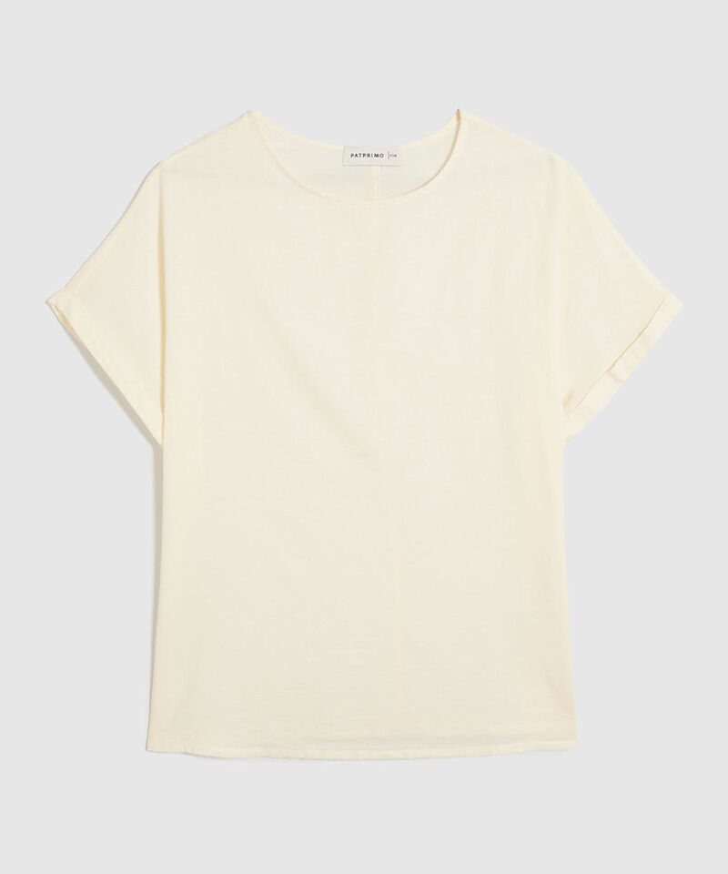 Blusa en Efecto Lino