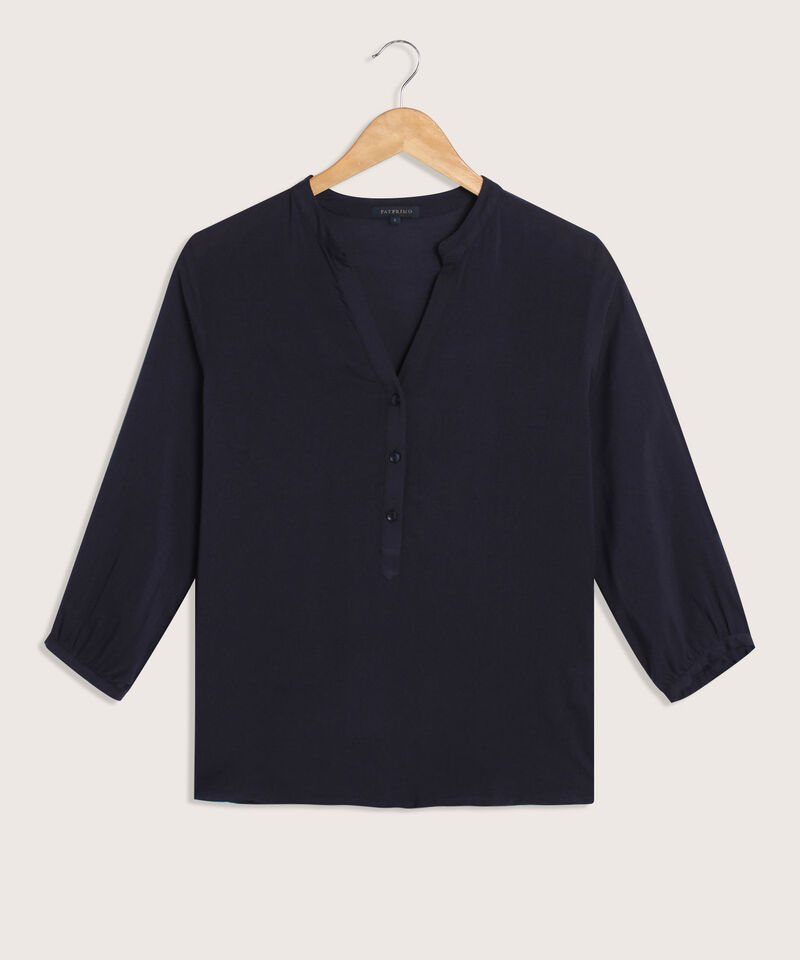 Blusa Manga 3/4 Unicolor