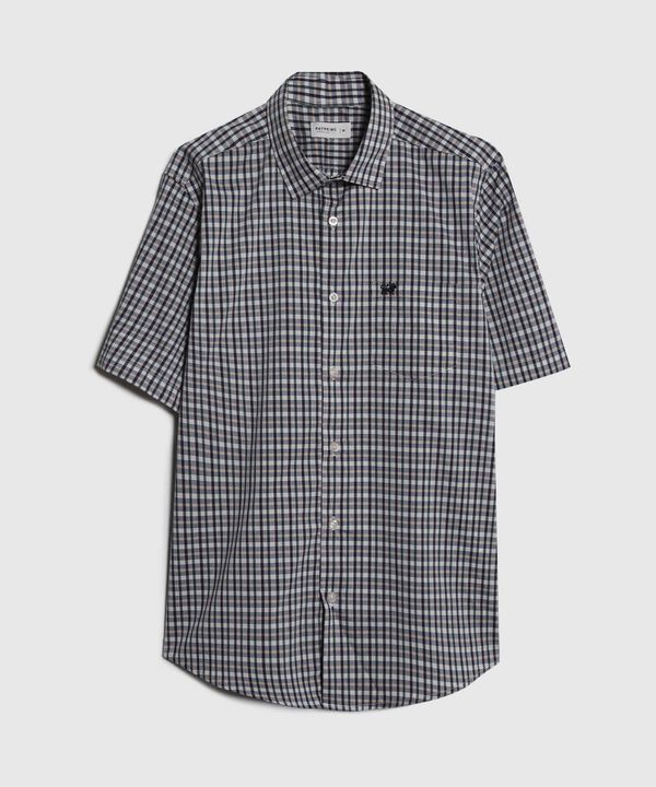 Camisa Manga Corta Cuadros