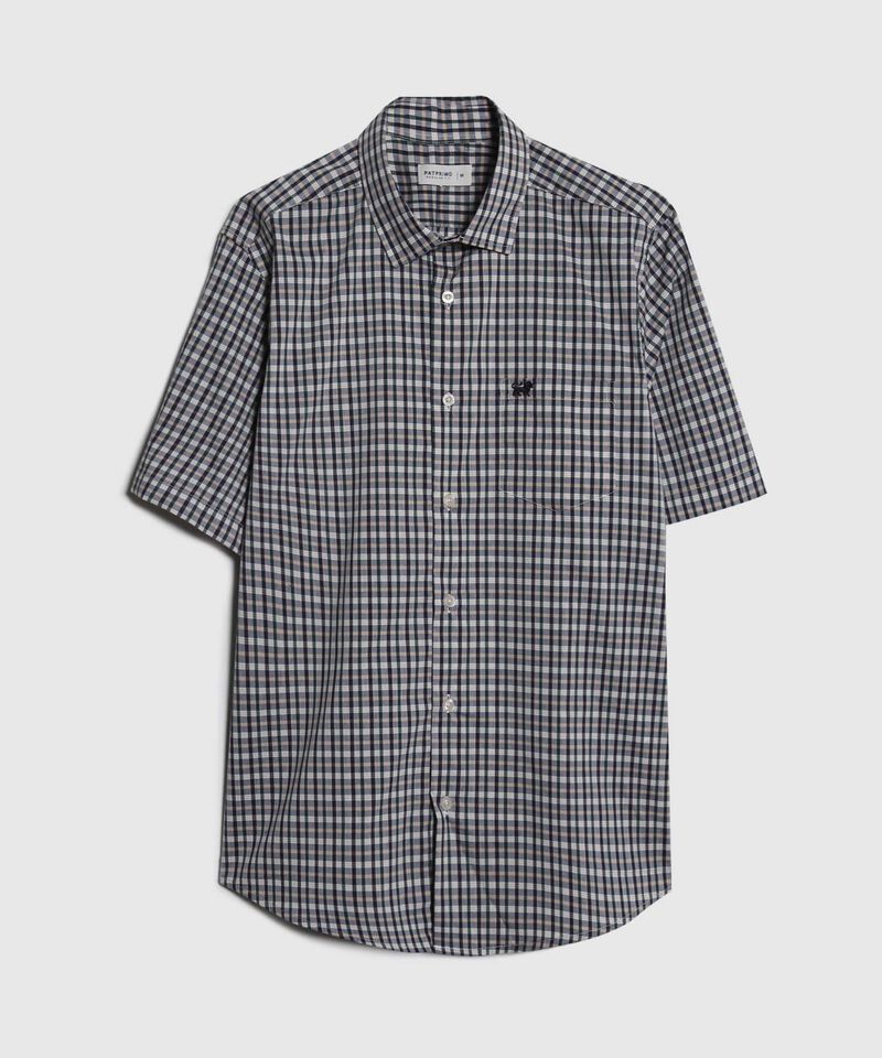 Camisa Manga Corta Cuadros
