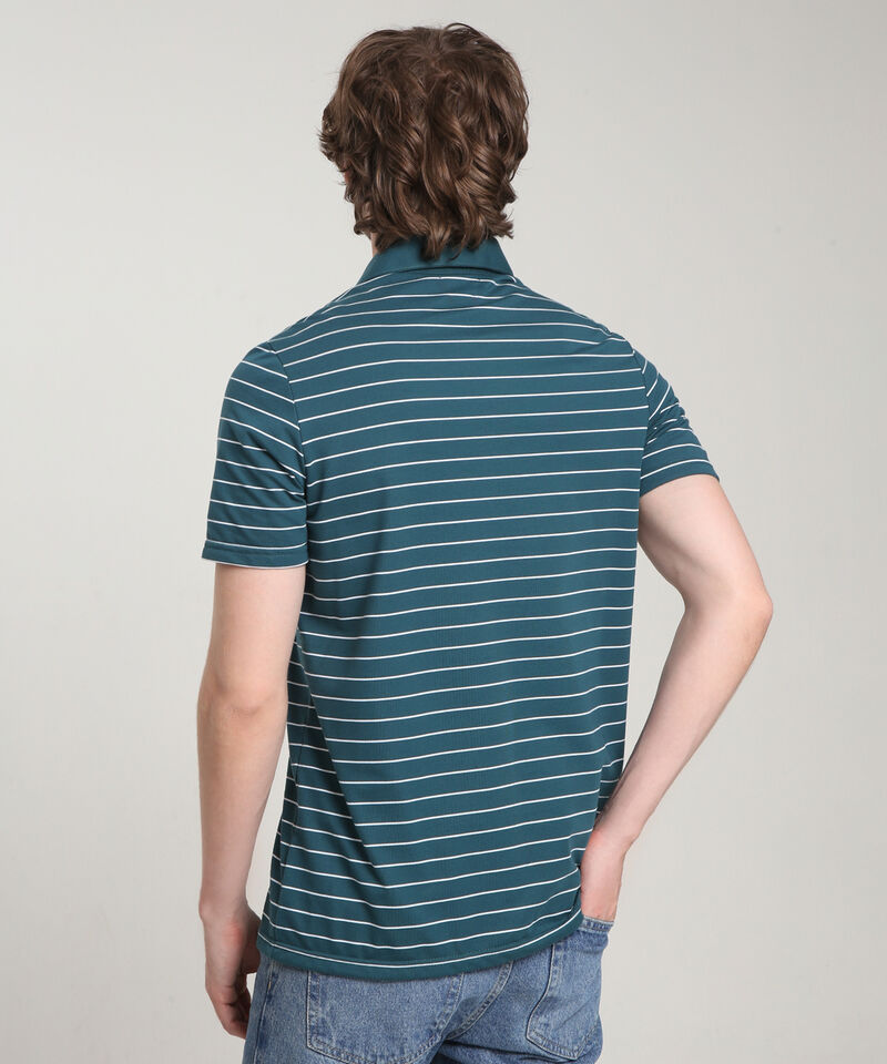 Polo Cuello Duro  Preteñido Bicolor