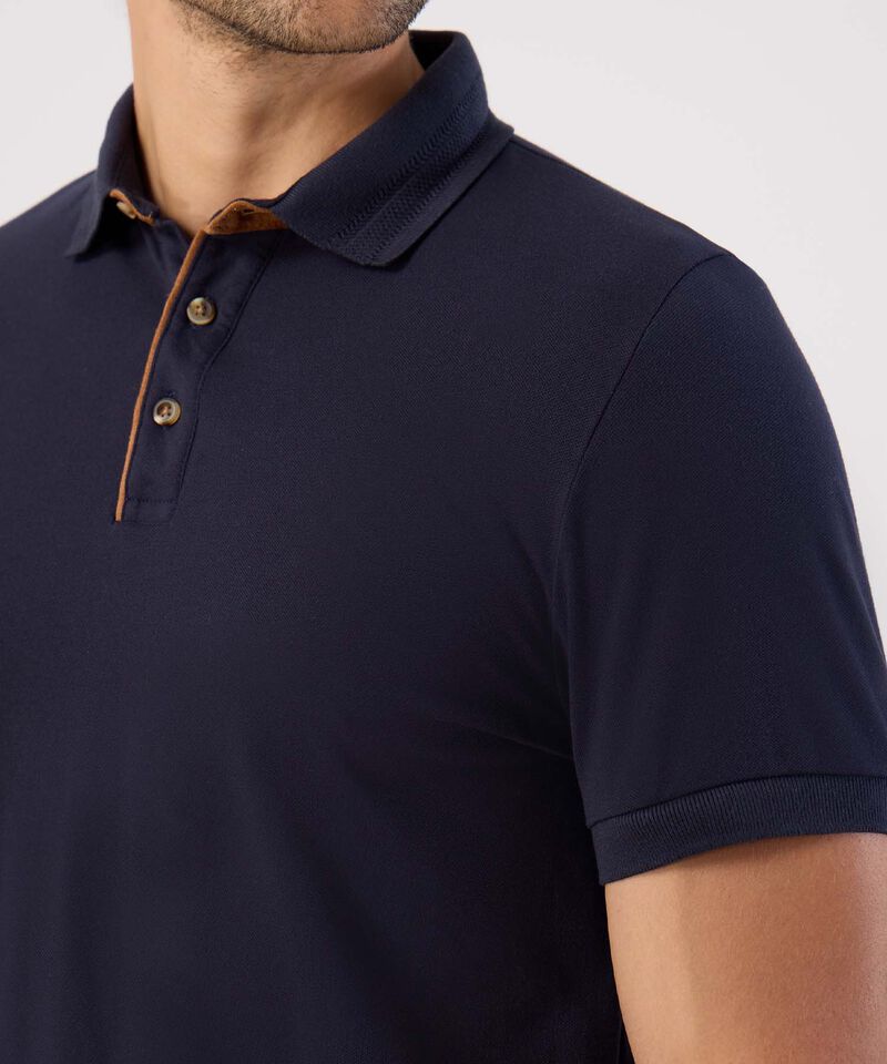 Polo Slim Fit Con Detalles En Contraste