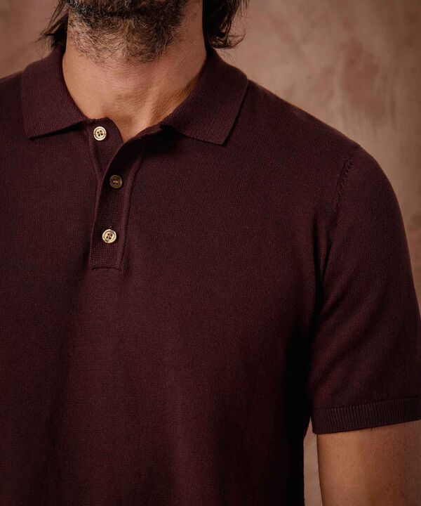 Polo De Punto Manga Corta Estilo Clásico Para Hombre image number null