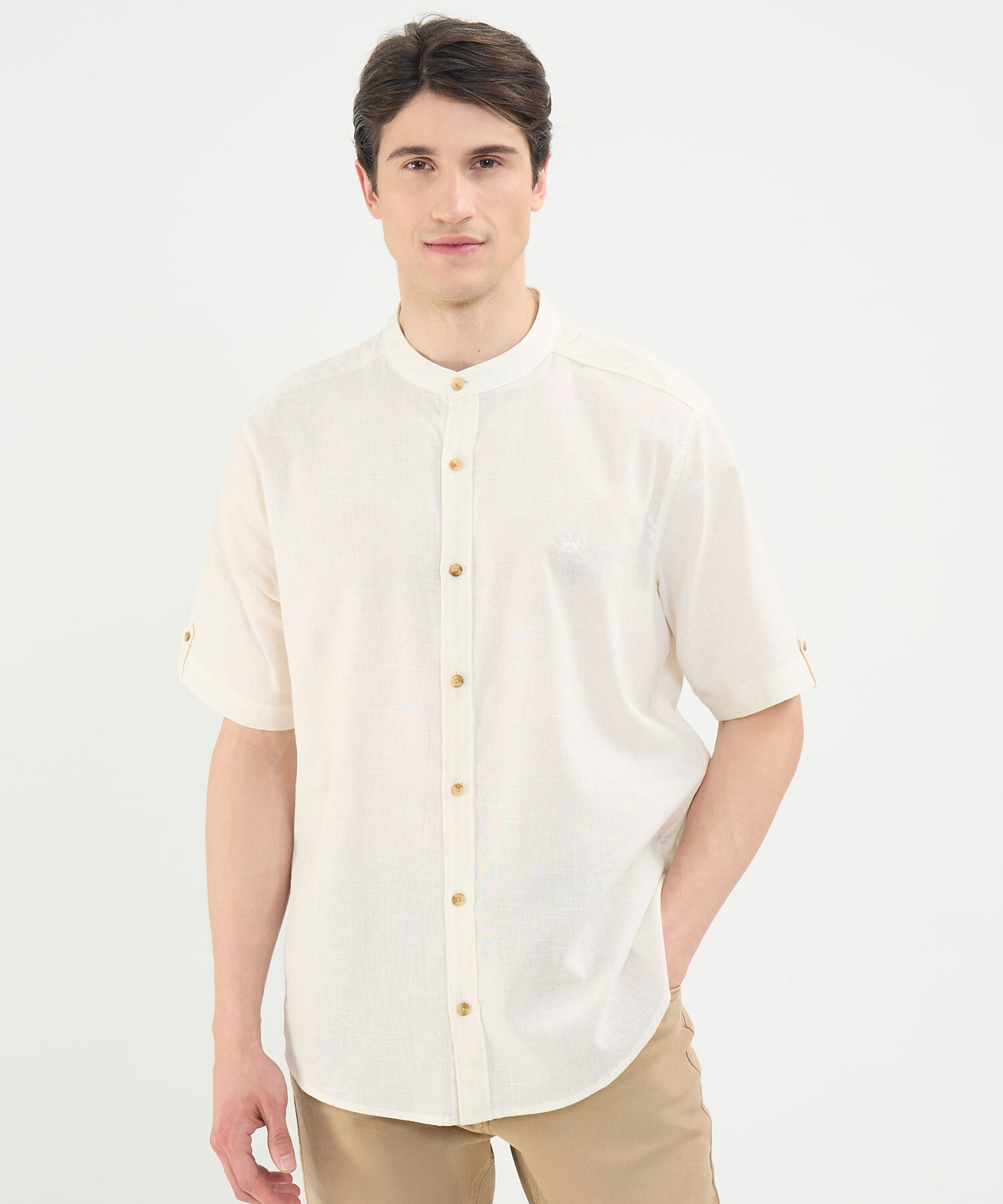 Camisa Cuello Mao