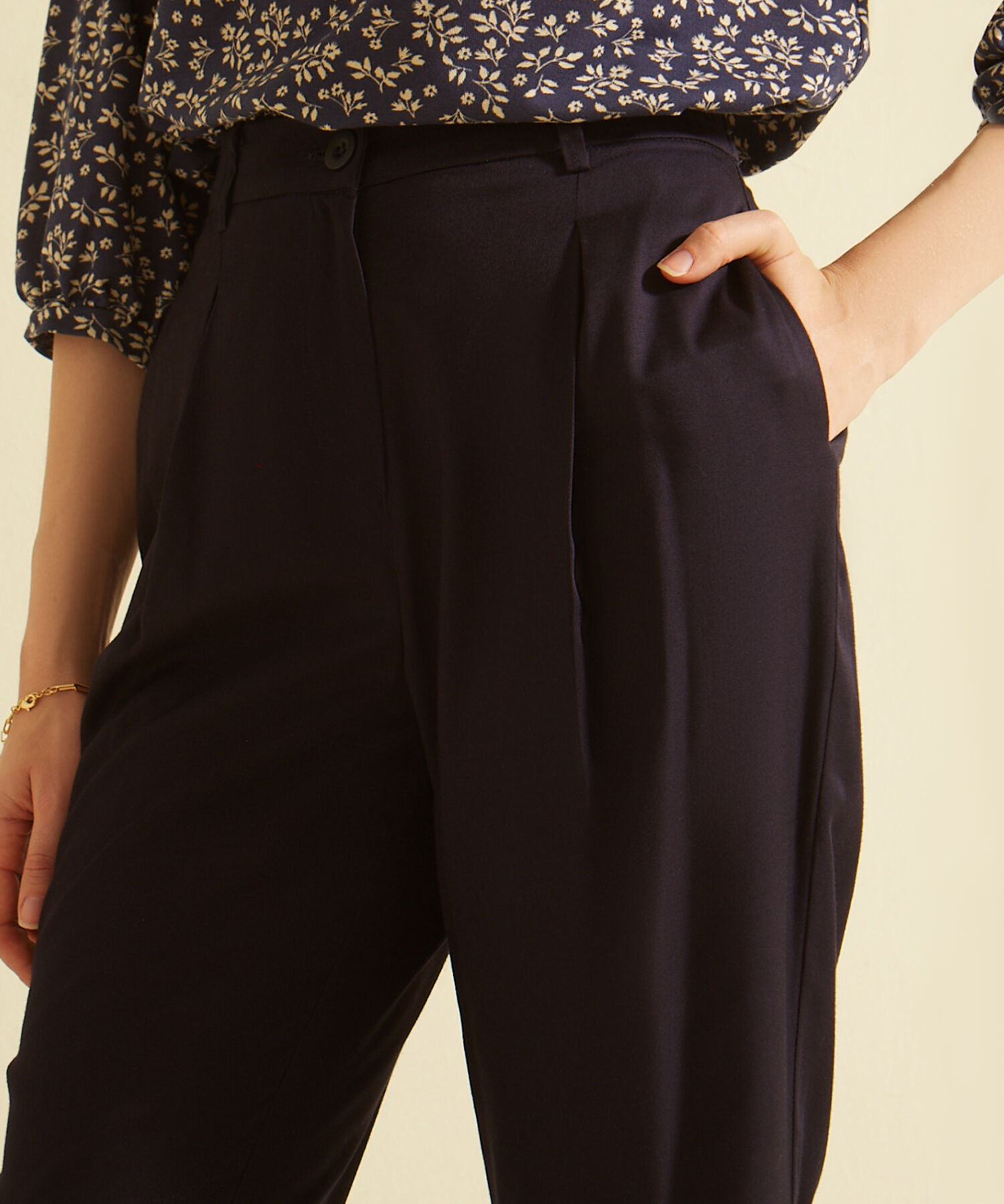 Pantalón Tipo Jogger Unicolor