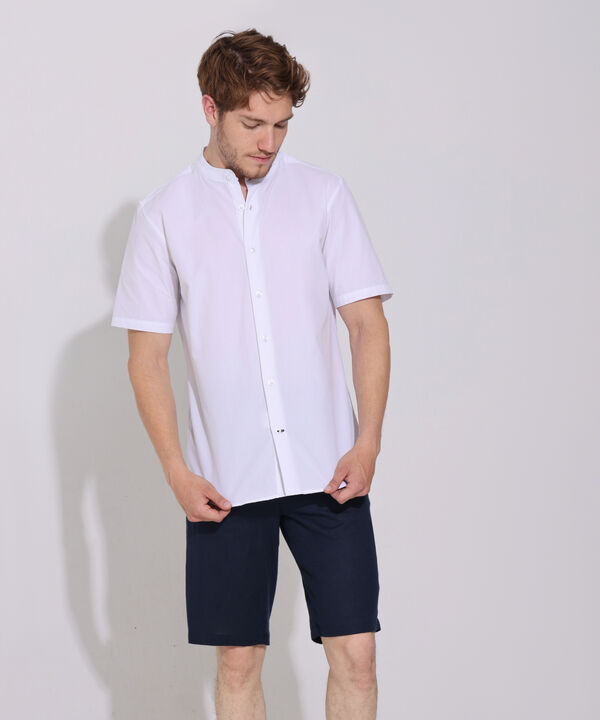 Camisa Manga Corta con Cuello Neru