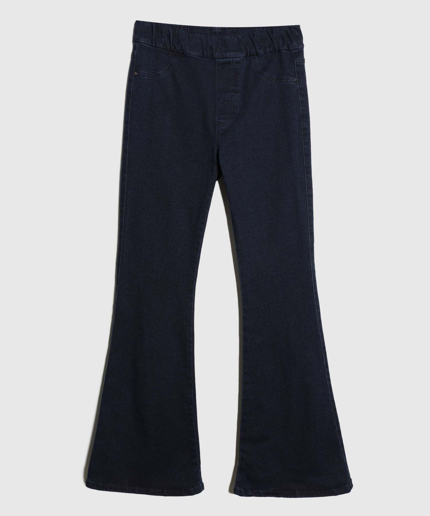 Jean Jegging Flare Azul Oscuro
