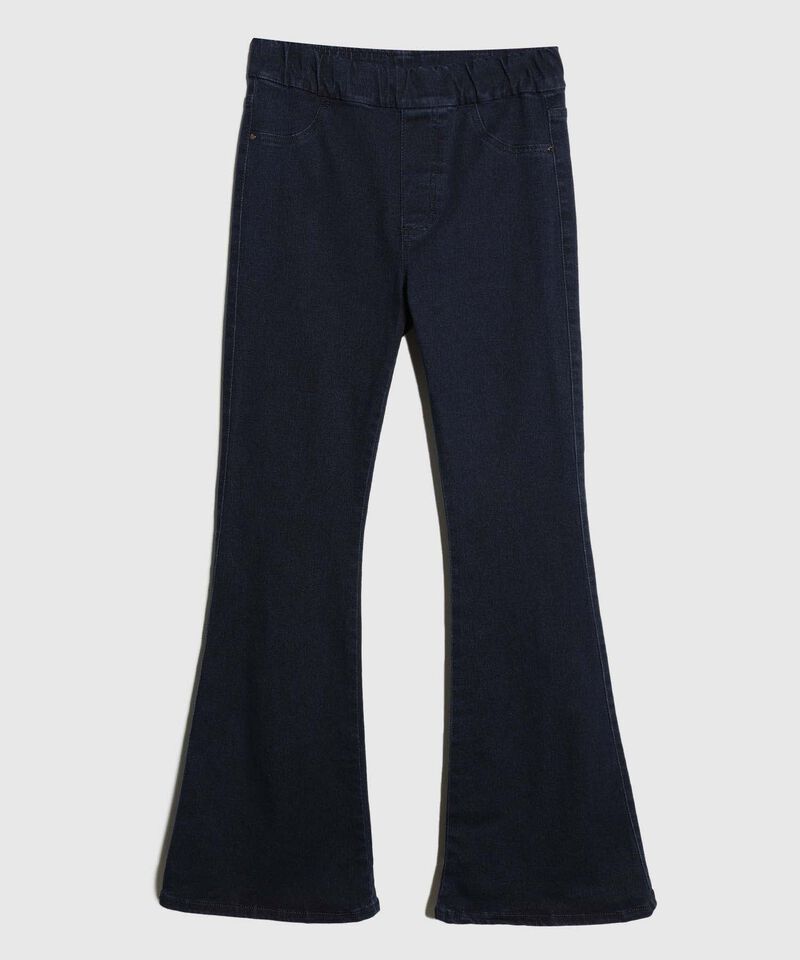 Jean Jegging Flare Azul Oscuro