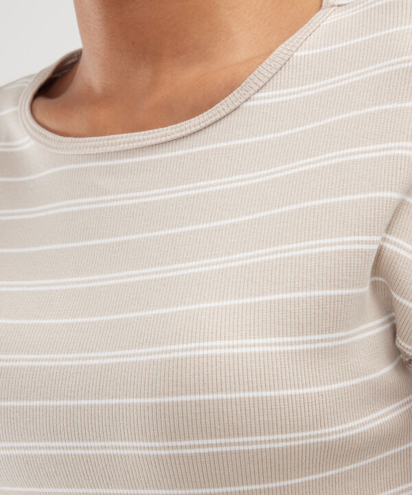 Camiseta Preteñida Textura Acanalada image number null