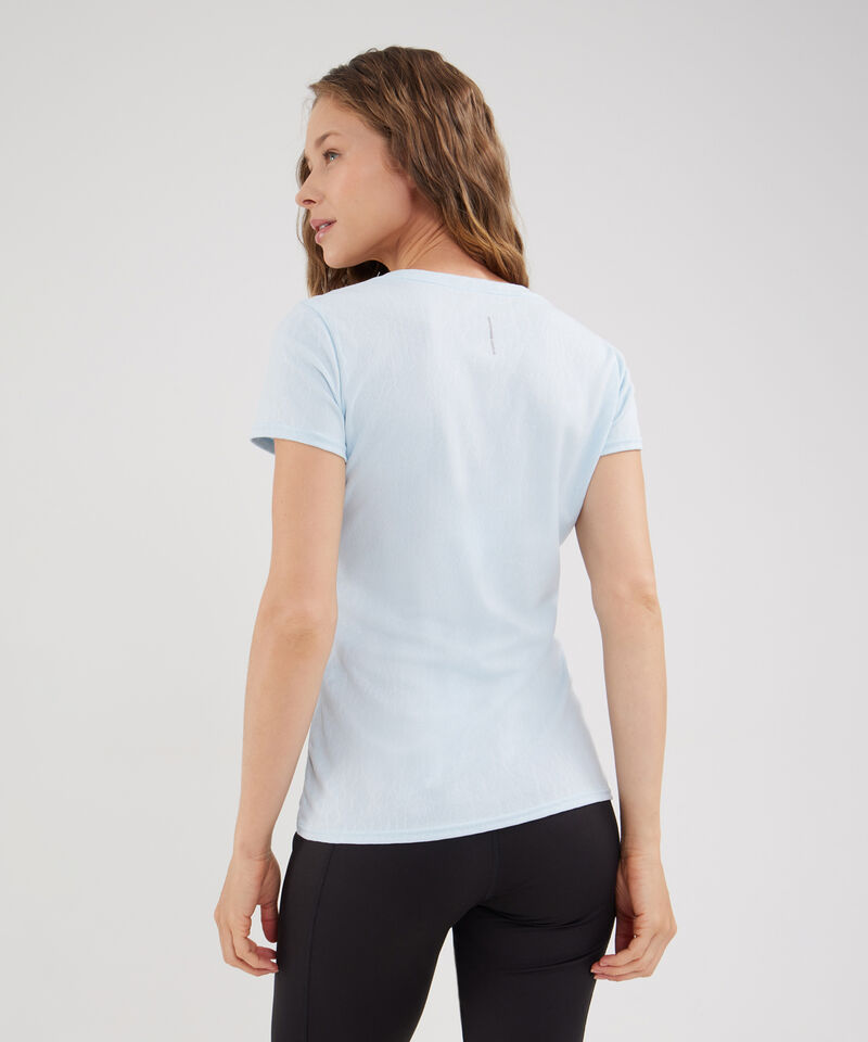 Camiseta Unicolor Texturizada