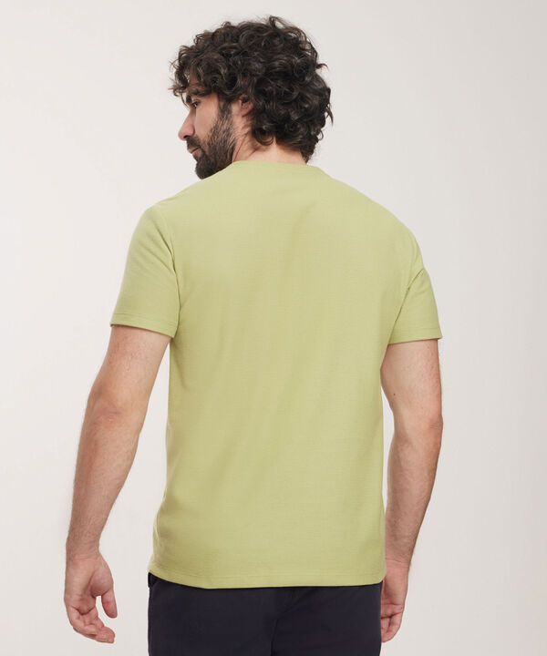 Camiseta Manga Corta Con Bolsillo