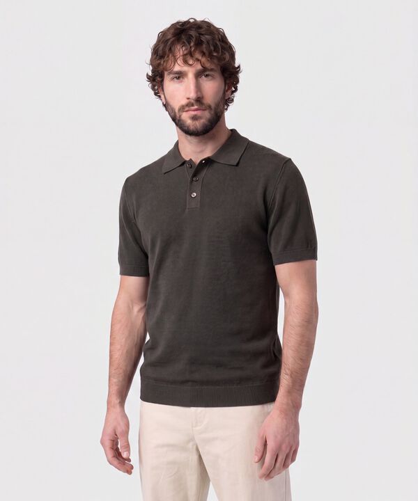 Polo En Tejido De Punto Para Hombre