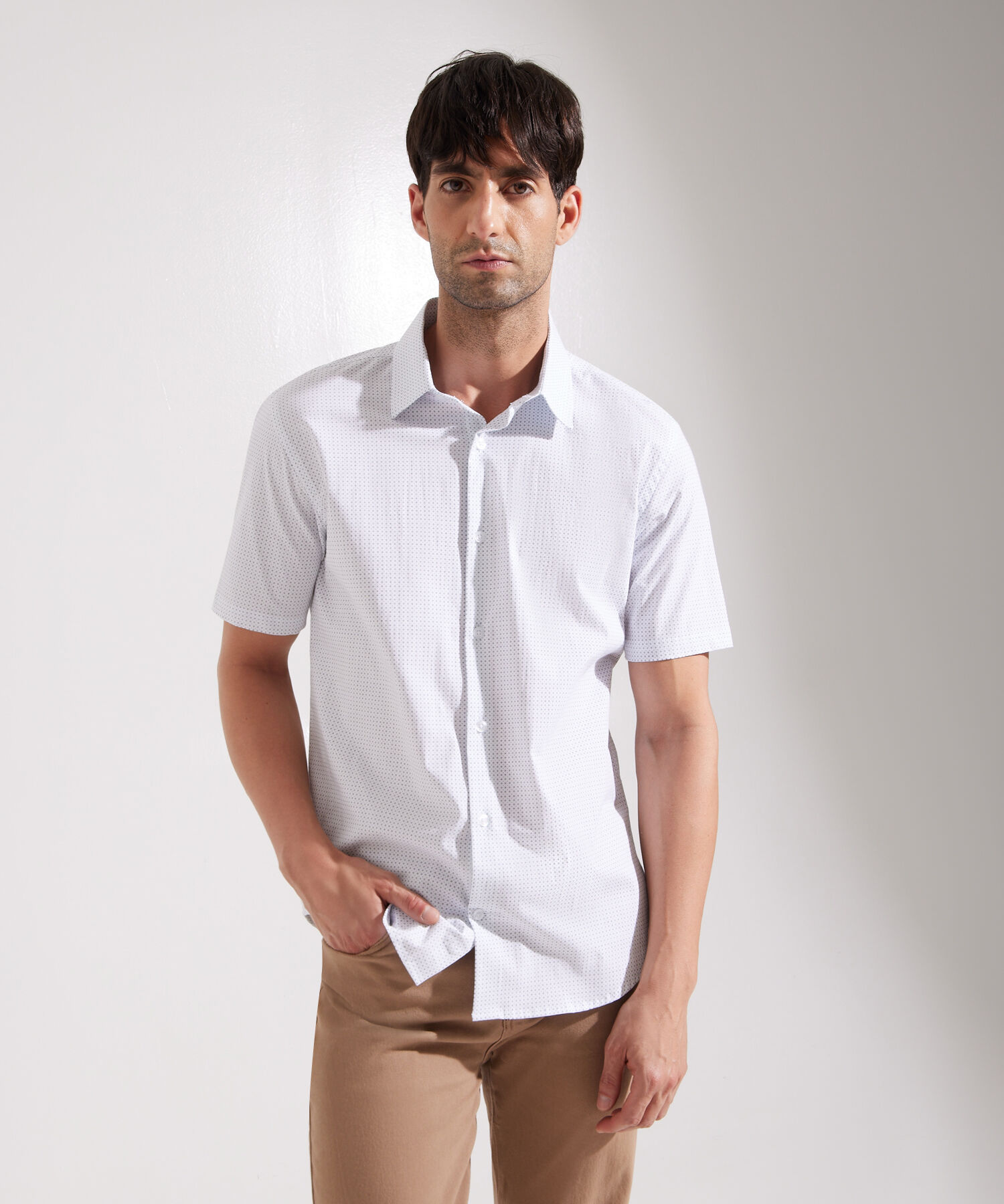 Camisa formal manga corta outlet