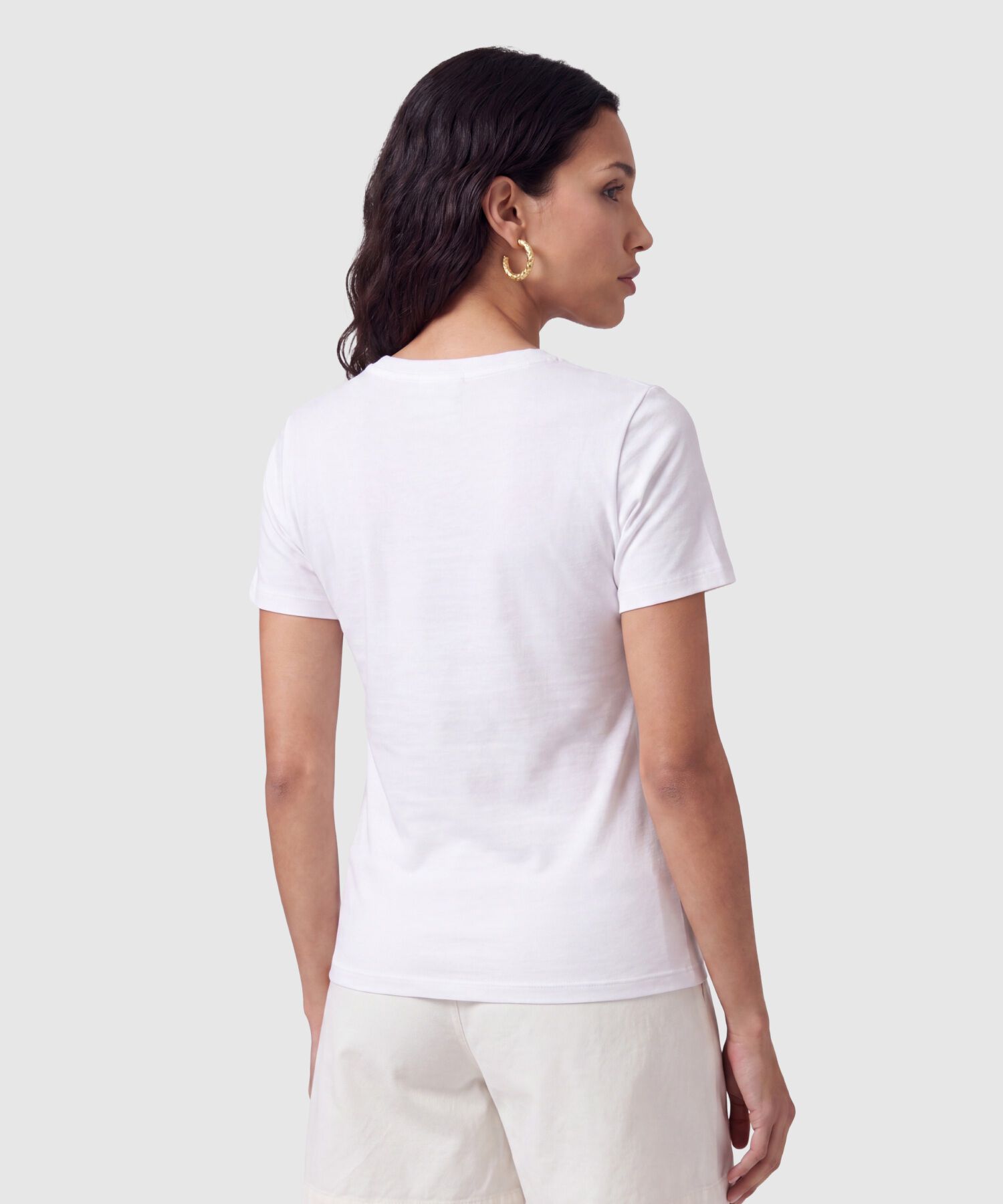 Camiseta Cuello Redondo Manga Corta Mujer