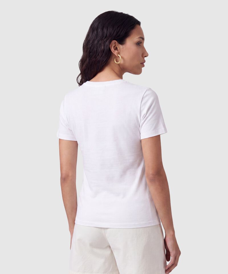 Camiseta Cuello Redondo Manga Corta Mujer