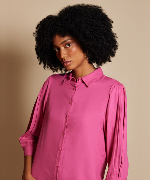 Camisa Manga 3/4 Unicolor