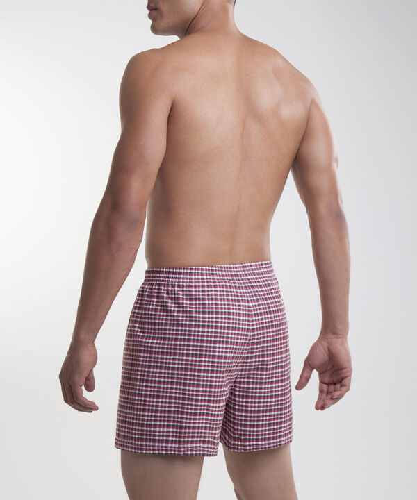 Boxer Para Hombre De Diseño Holgado, Y Estampado En Algodón 