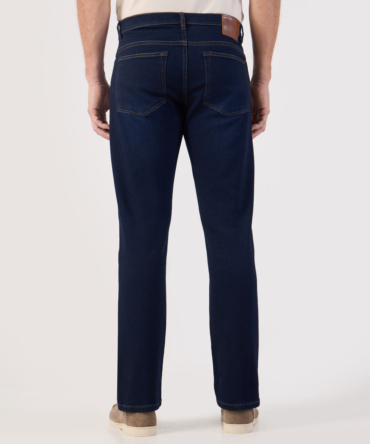 Jean Corte Recto Cl&aacute;sico Azul Oscuro Hombre