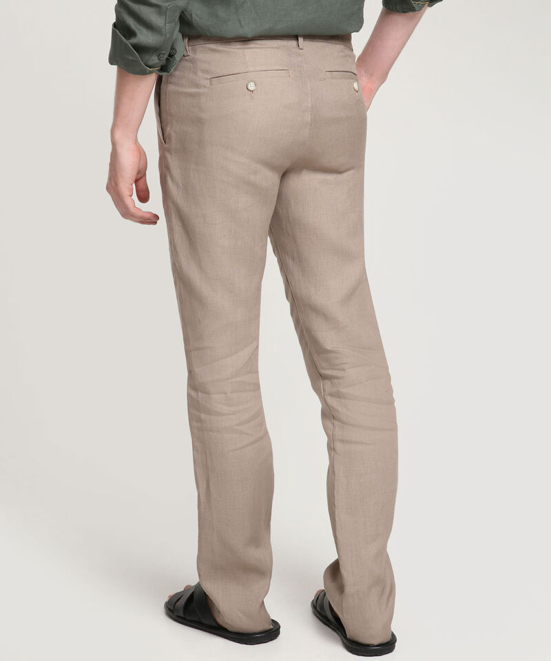 Pantalón Chino En Lino
