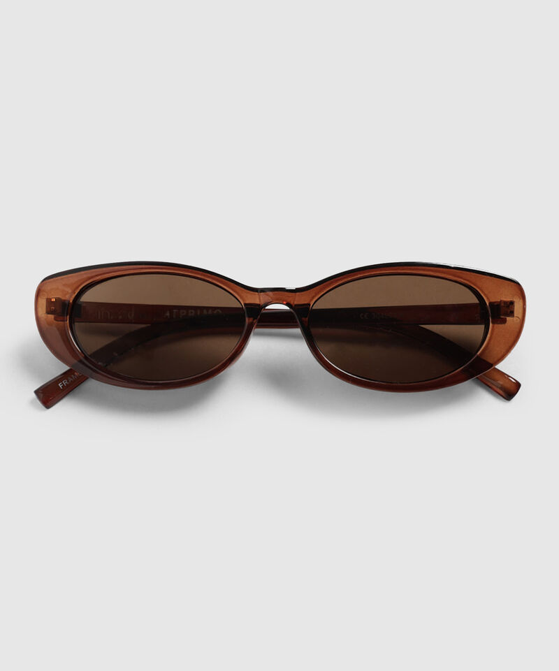 Gafas De Sol Ovaladas Delgadas Para Mujer