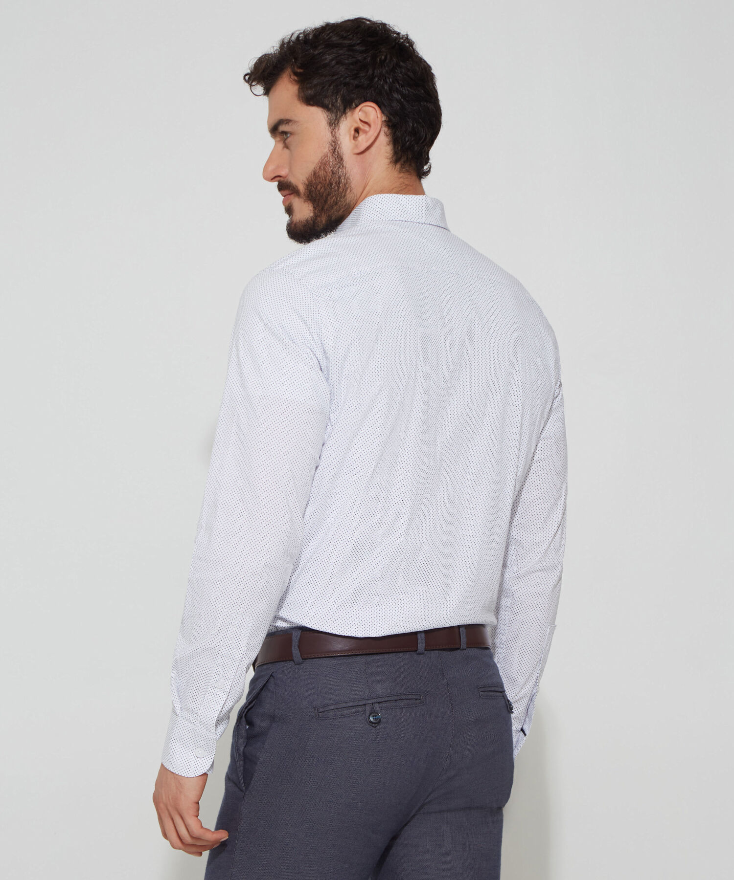 Camisa Estampada Manga Larga