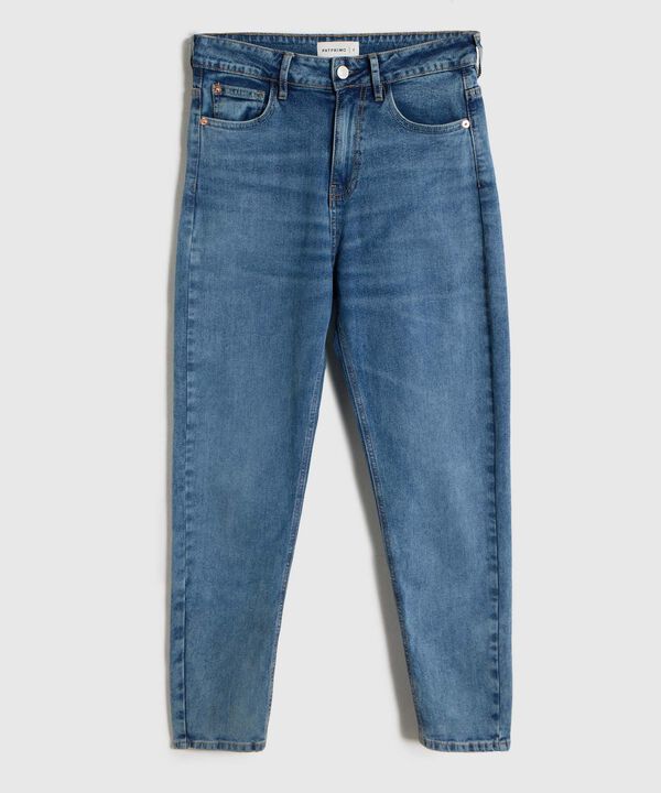 Jean Mom de Tiro Alto para Mujer image number null